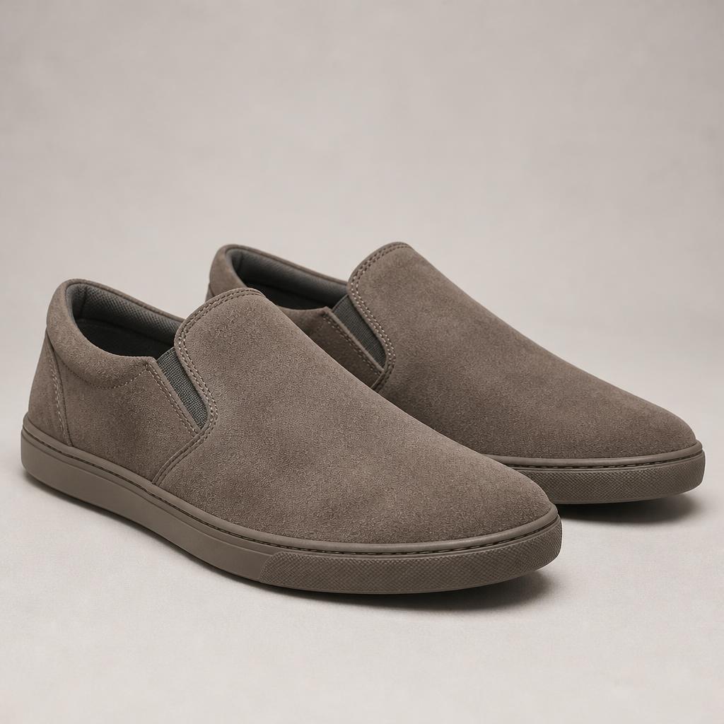Suede-Style Weekend Slip-On