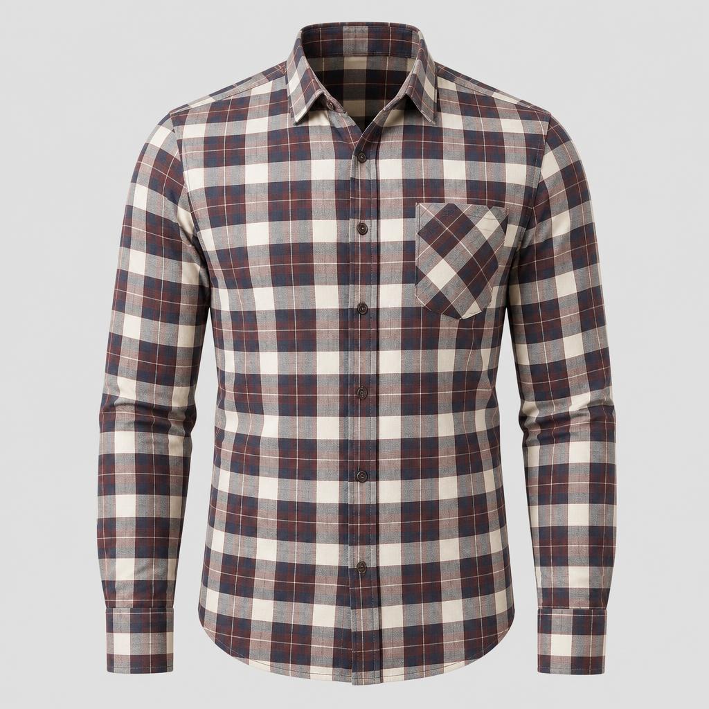 Contemporary Plaid Shirt